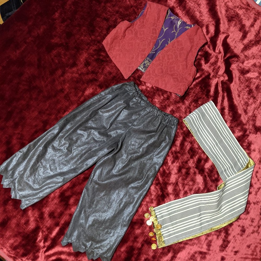 Hand Made Reversible Pirate or Genie Costume